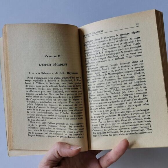 1957 La Litterature Symboliste French Book, France Literary Artistic Movement - Picture 8 of 9